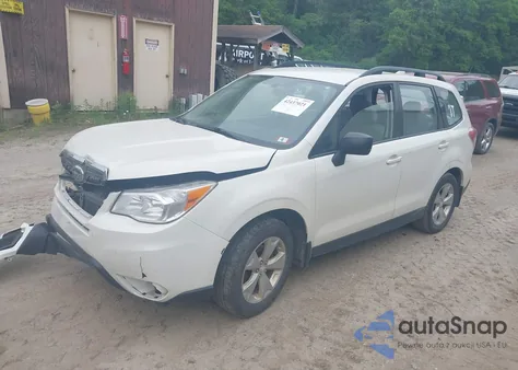 2016 Subaru Forester 2.5I из США, поврежденный, VIN JF2SJABC6GH477774